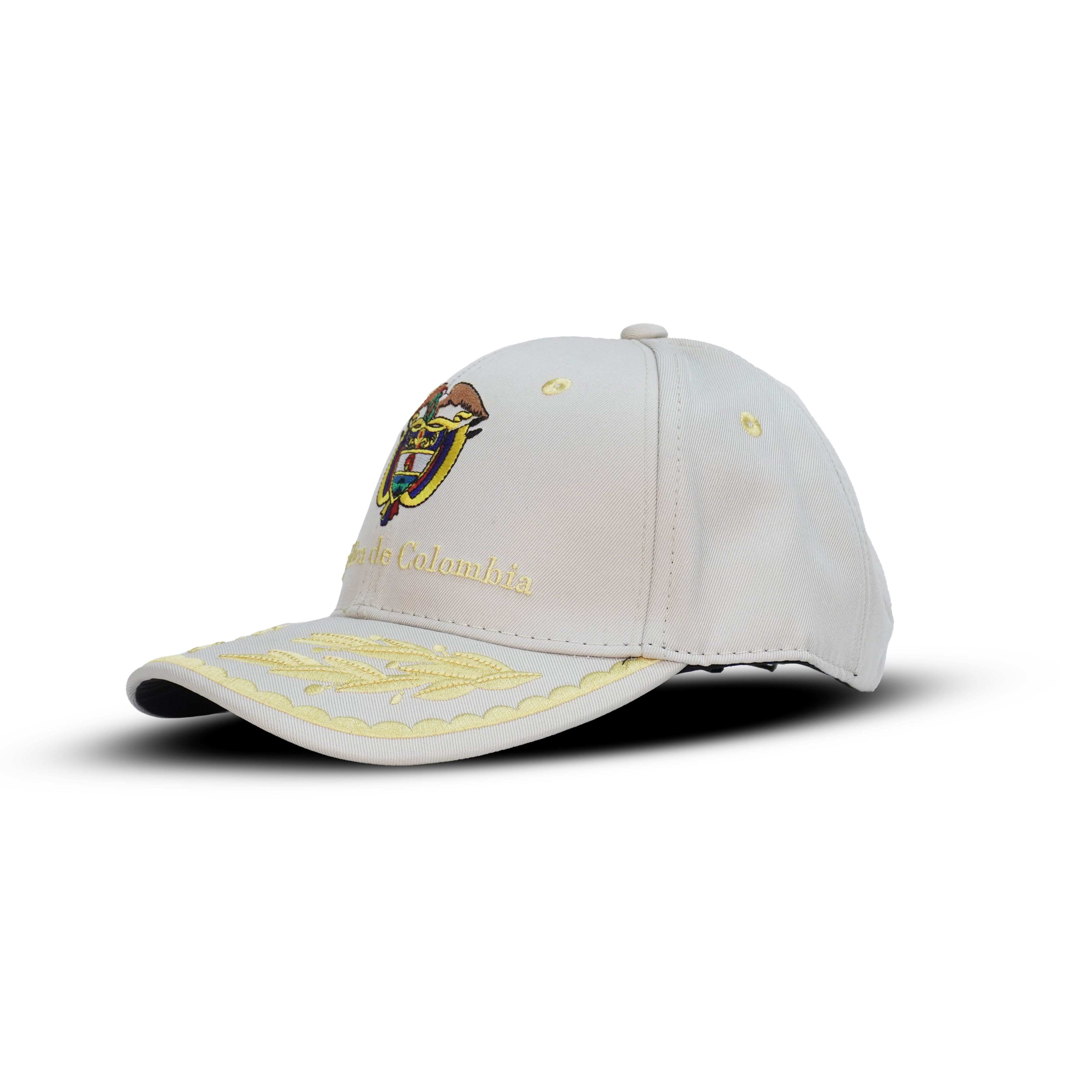 Gorra Beige Agropecuaria – Bordado República de Colombia