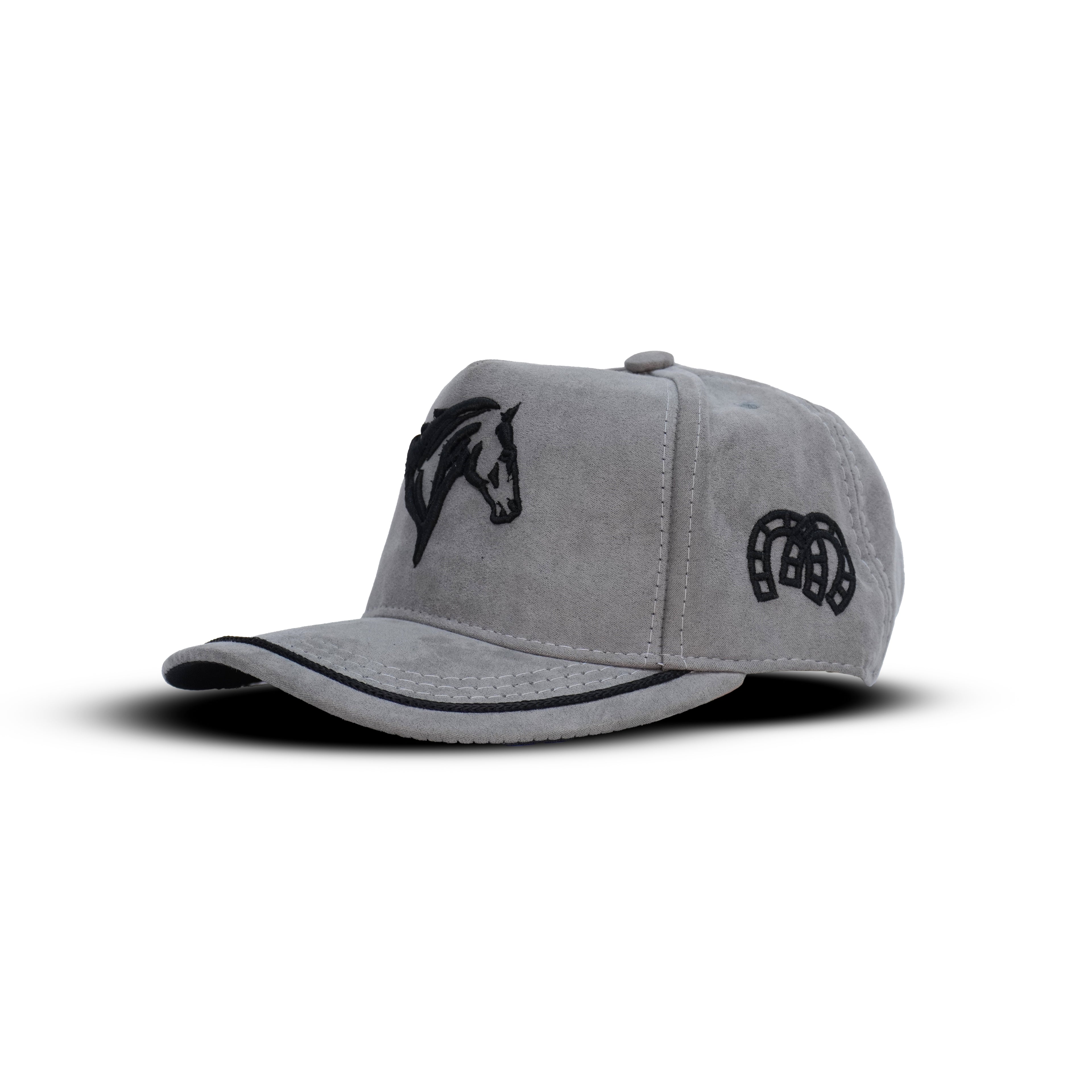 Gorra Gris Negro Agropecuaria – Bordado Caballo