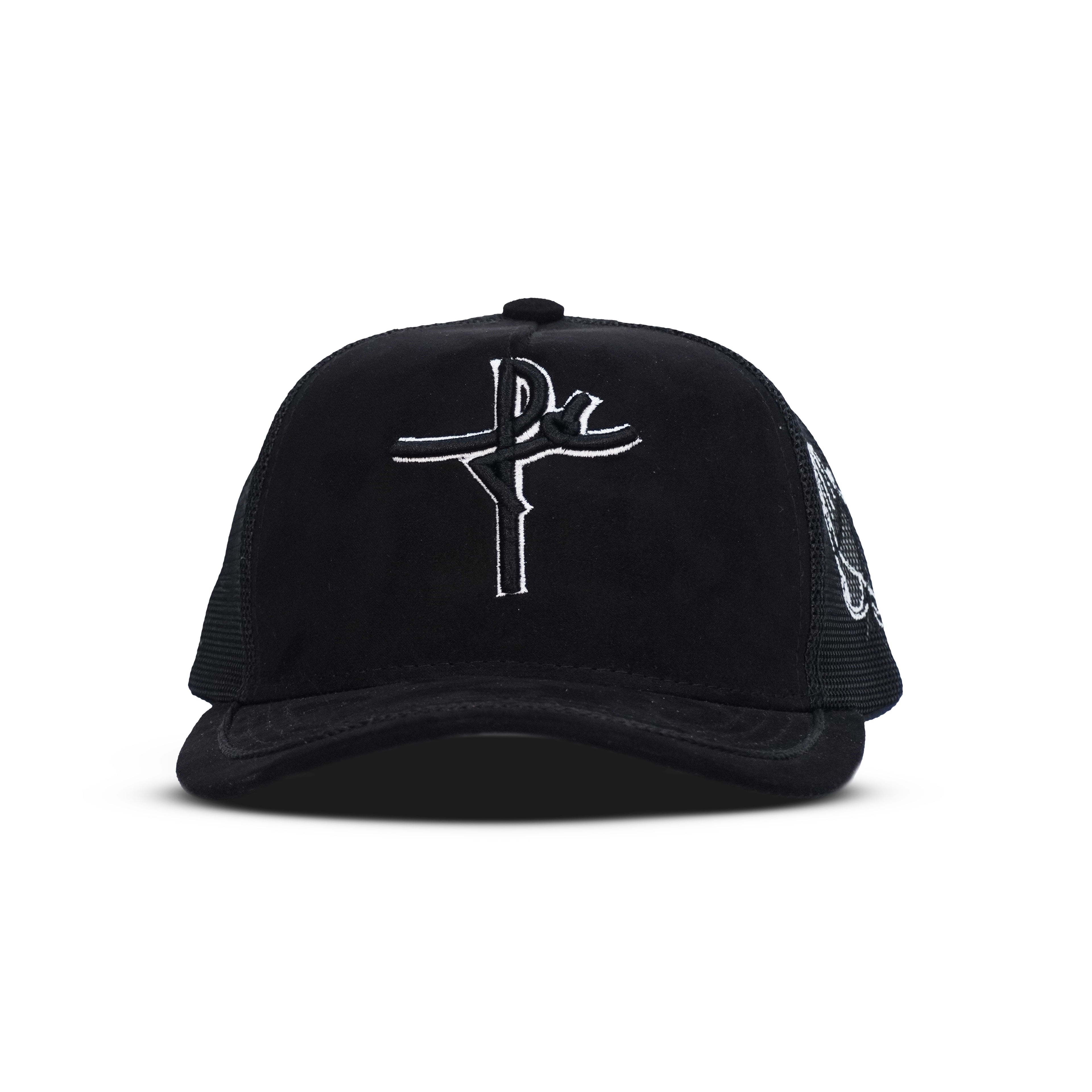 Gorra Negro Agropecuaria – Bordado Fé y Manos Con Rosario