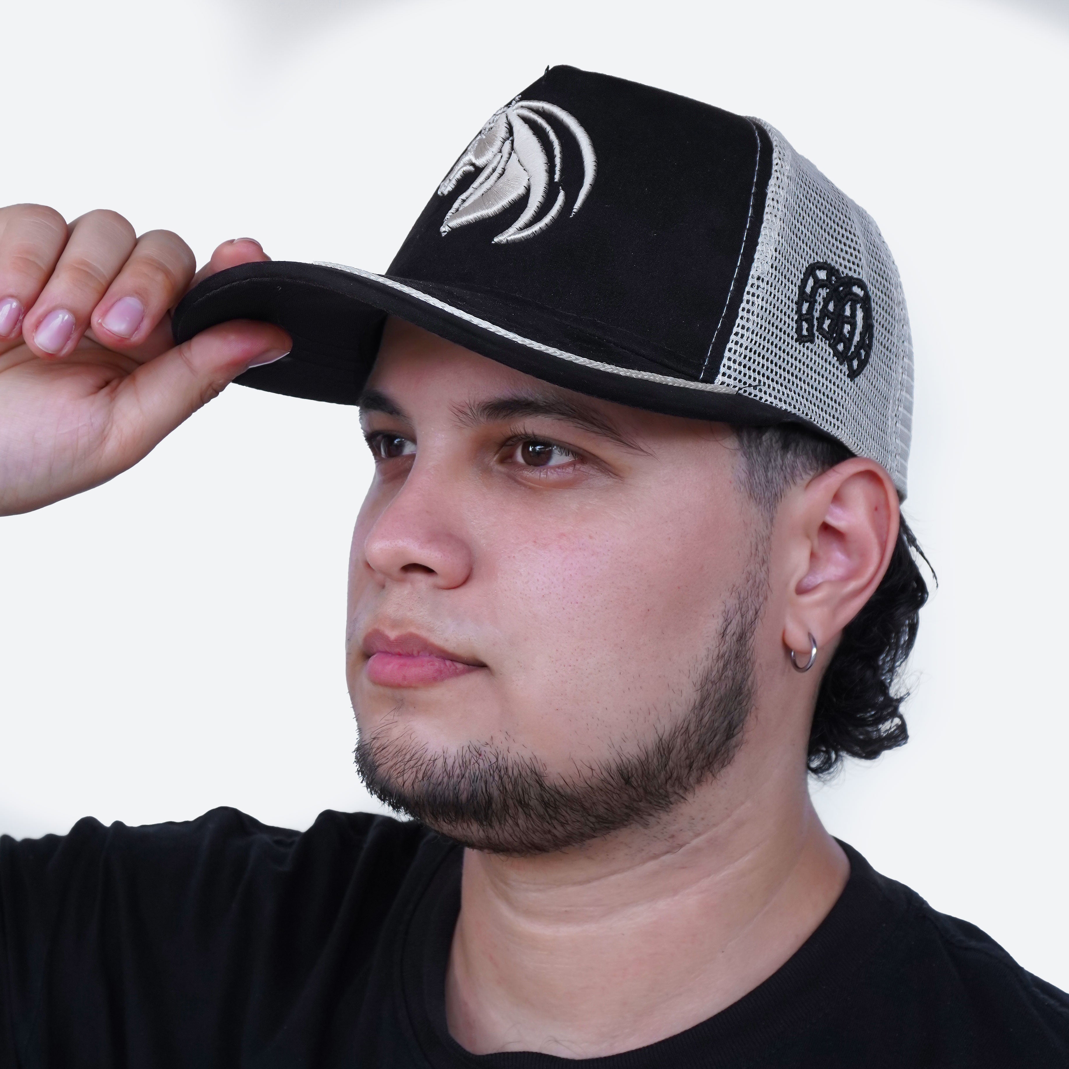 Gorra Negro Beige Agropecuaria – Bordado Caballo