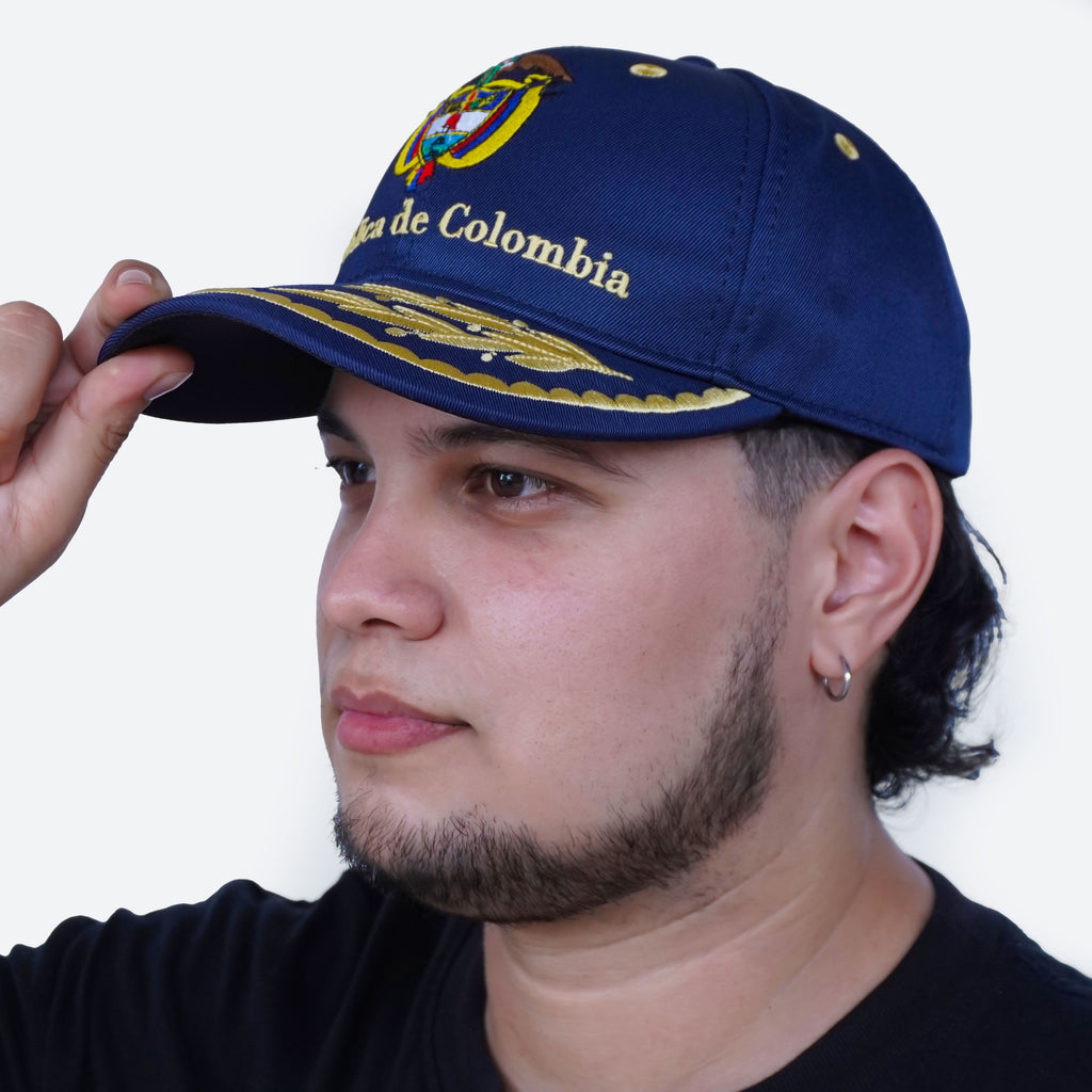 Gorra Azul Agropecuaria – Bordado República de Colombia