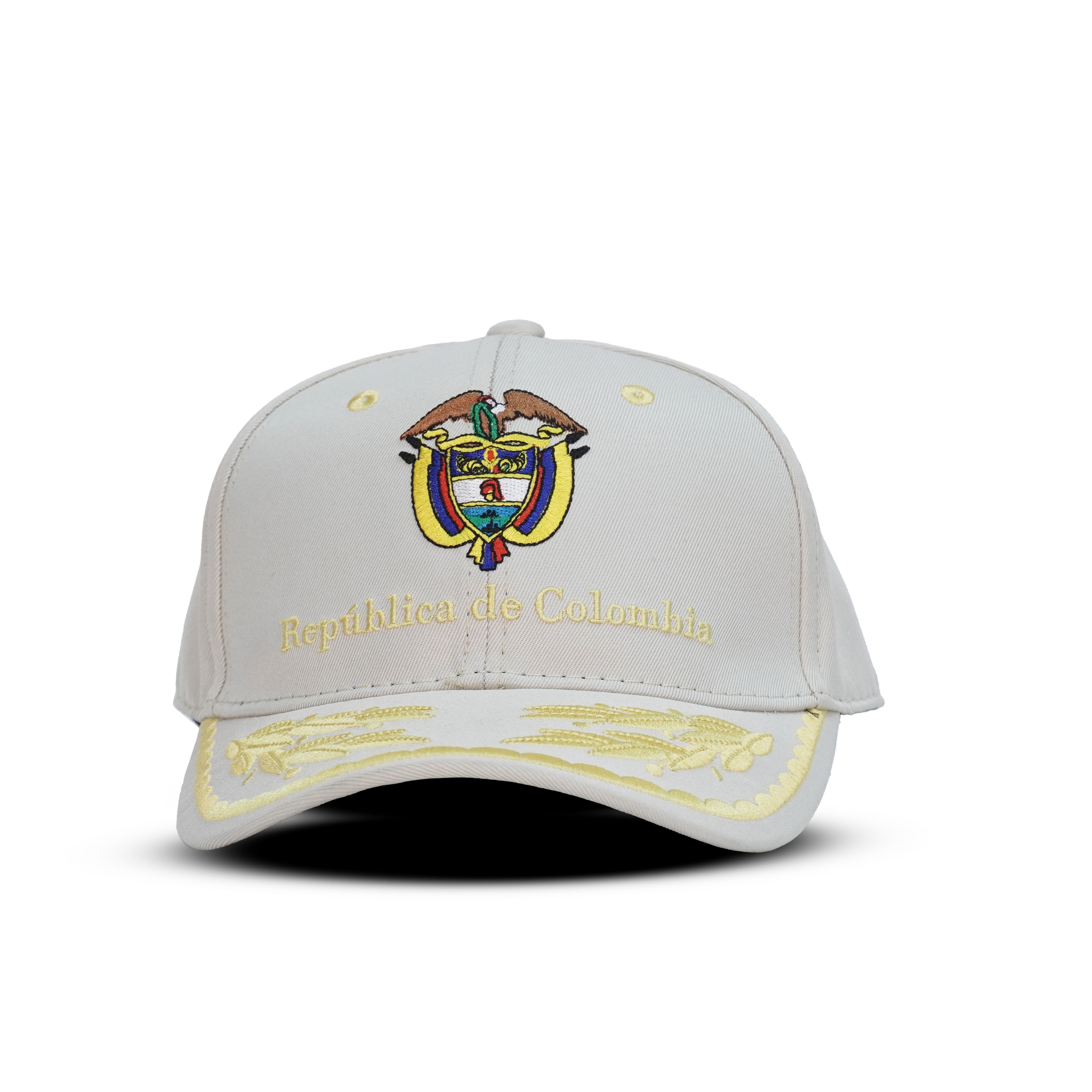 Gorra Beige Agropecuaria – Bordado República de Colombia