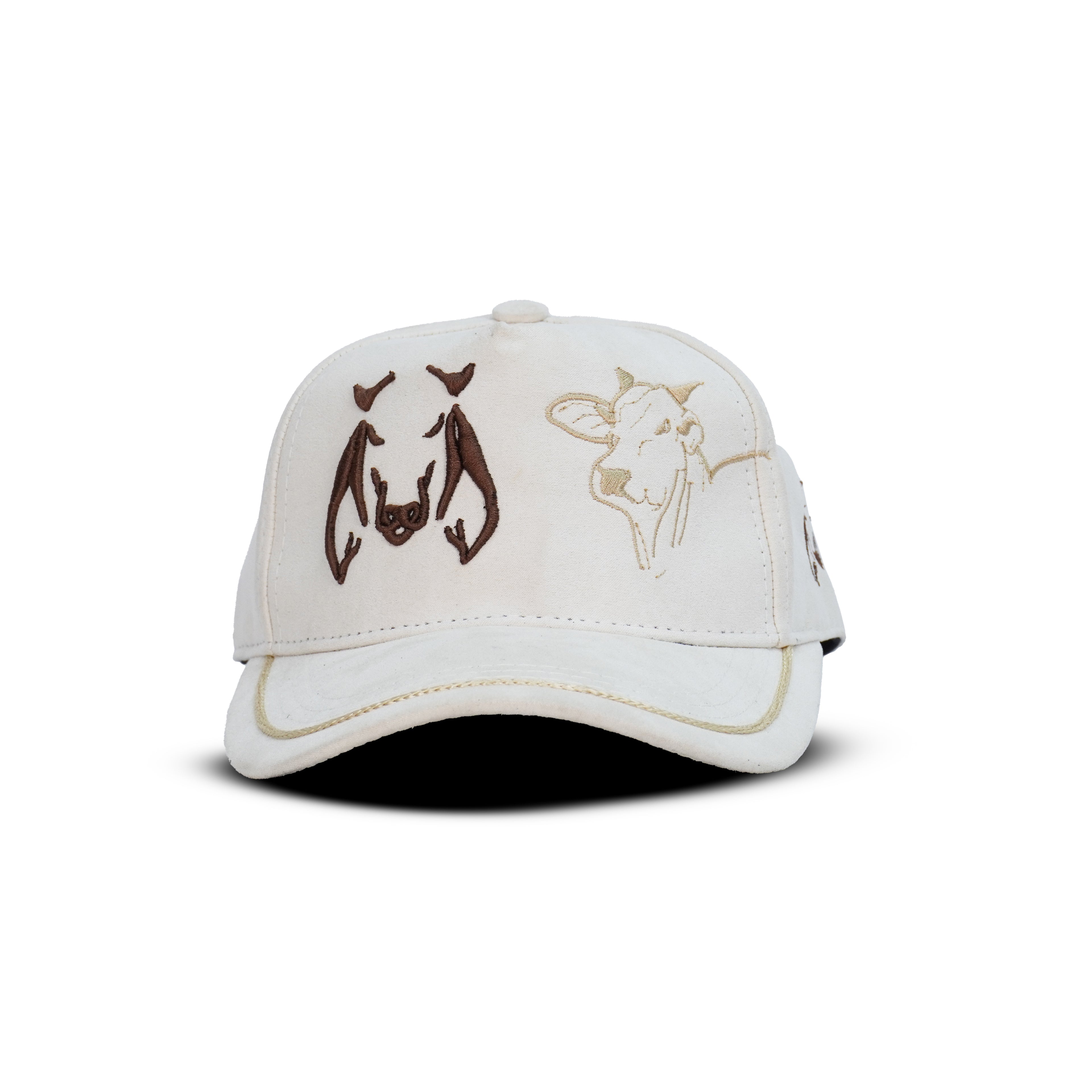 Gorra Beige Agropecuaria – Bordado Toro y Vaca