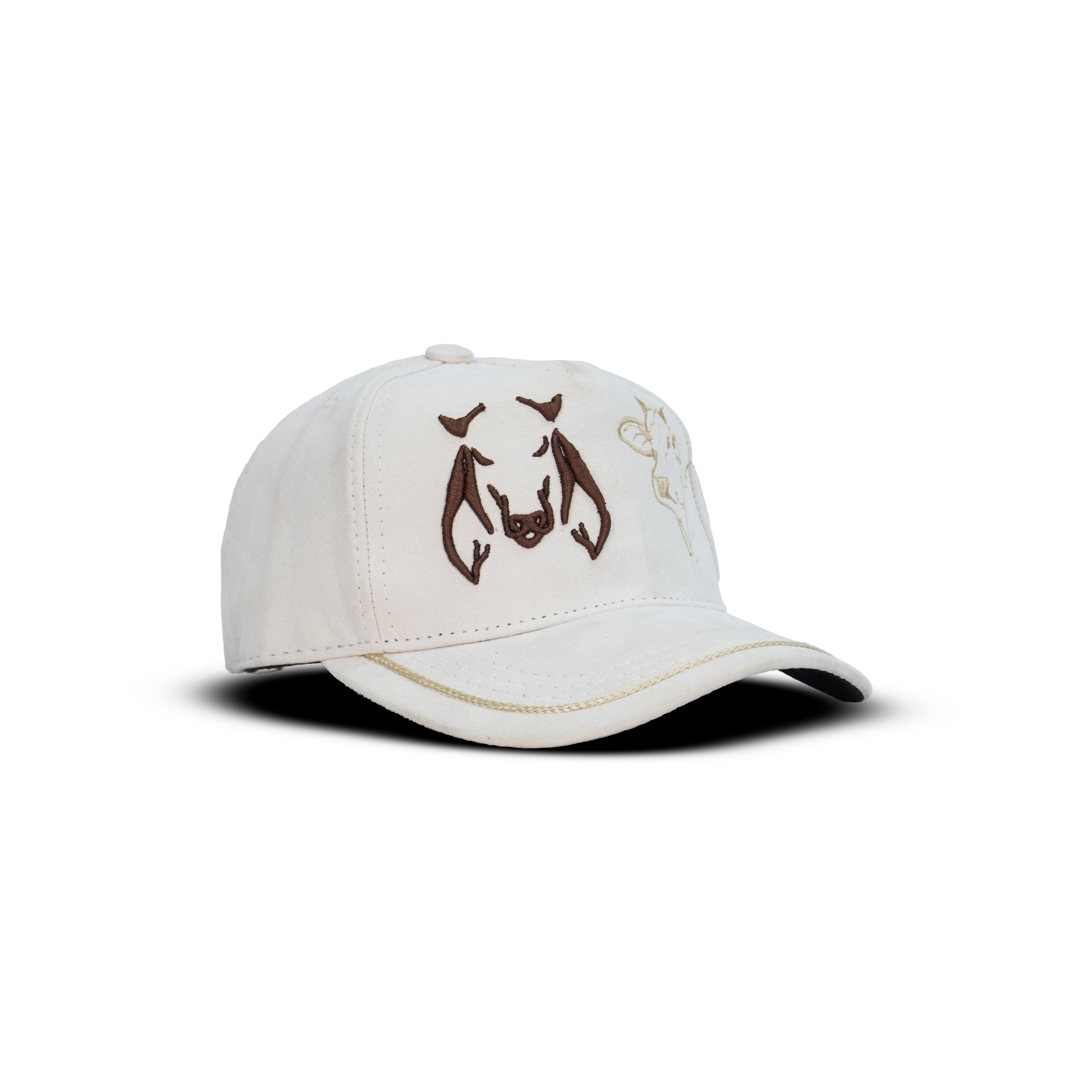 Gorra Beige Agropecuaria – Bordado Toro y Vaca