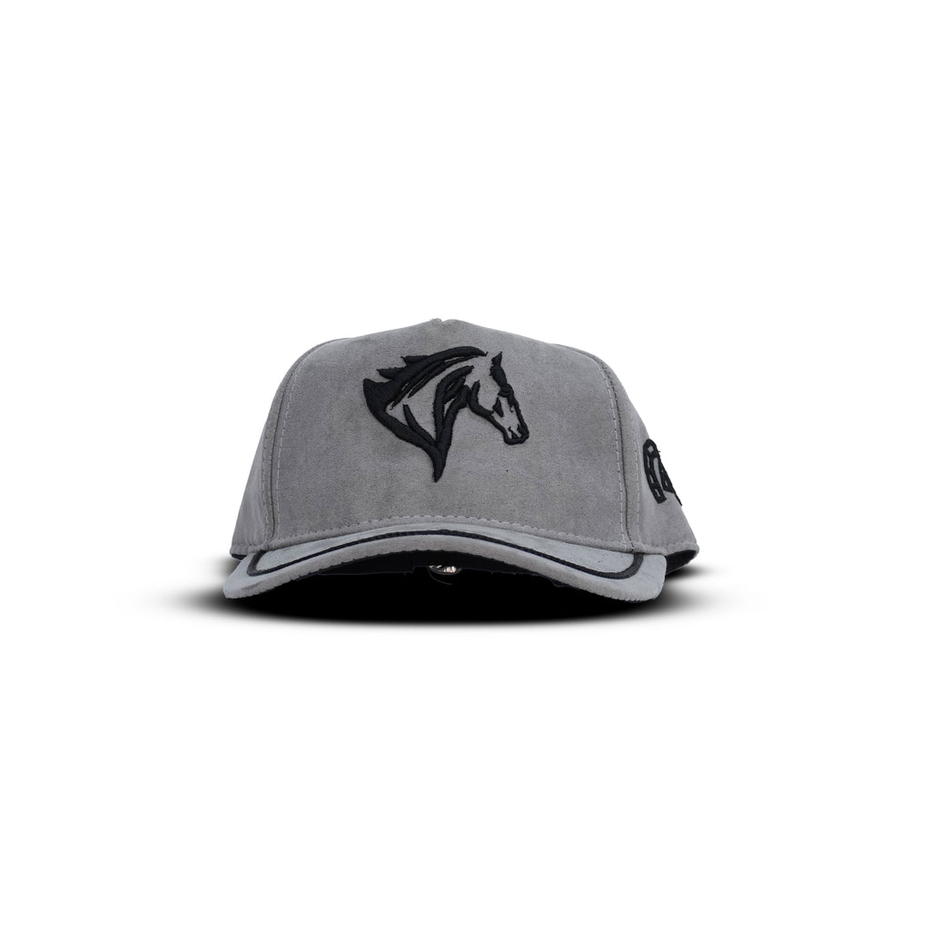 Gorra Gris Negro Agropecuaria – Bordado Caballo