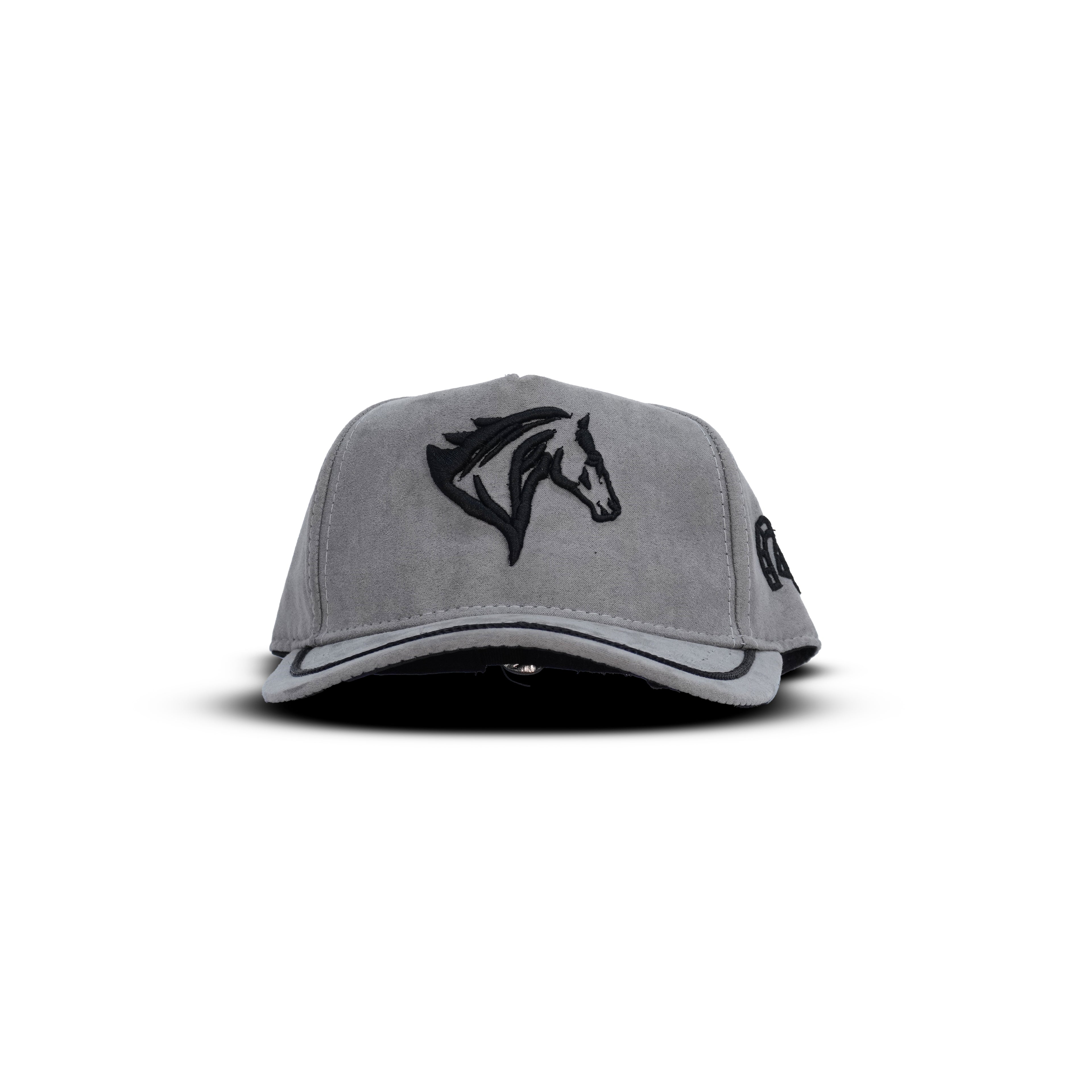 Gorra Gris Negro Agropecuaria – Bordado Caballo