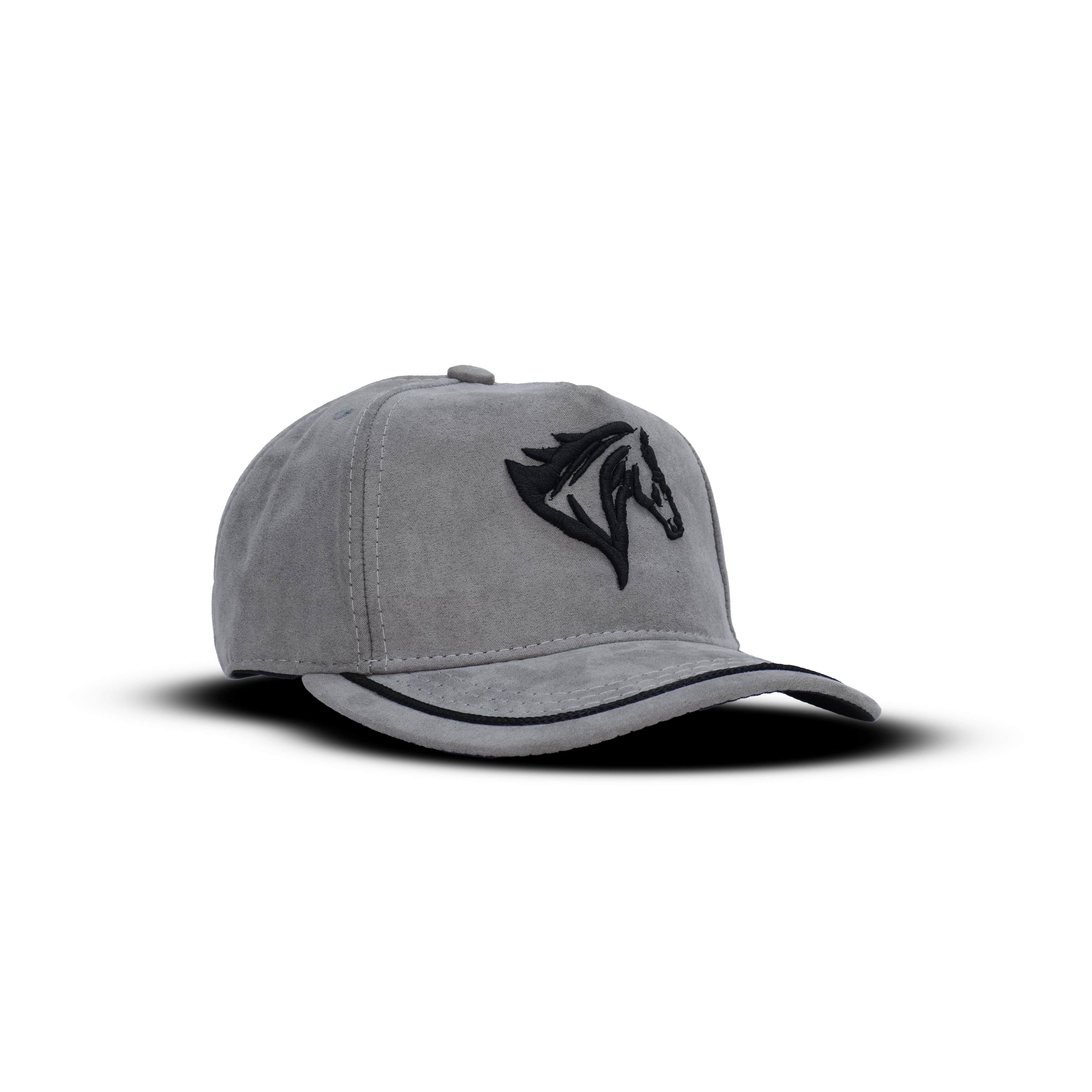 Gorra Gris Negro Agropecuaria – Bordado Caballo