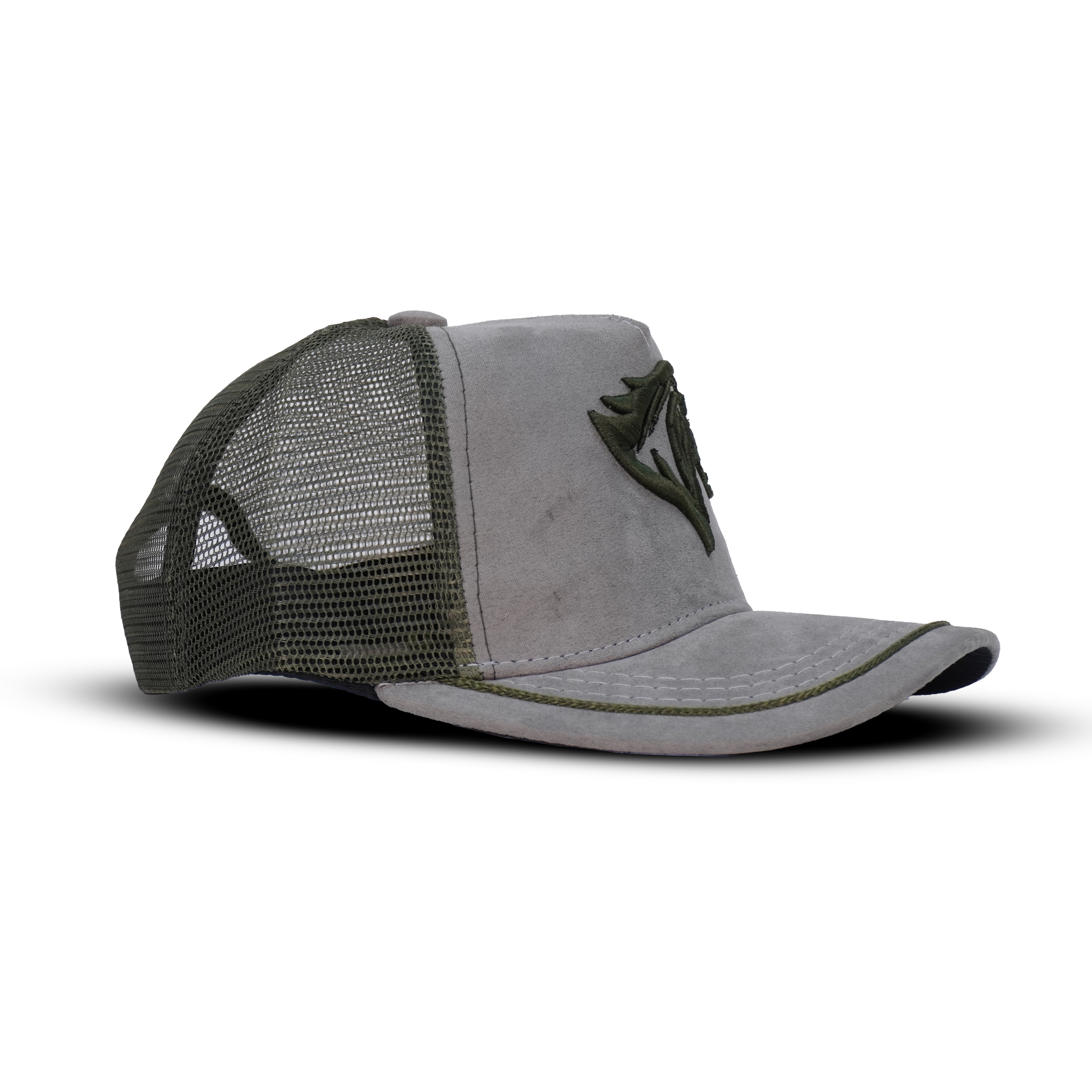 Gorra Gris Verde Agropecuaria – Bordado Caballo