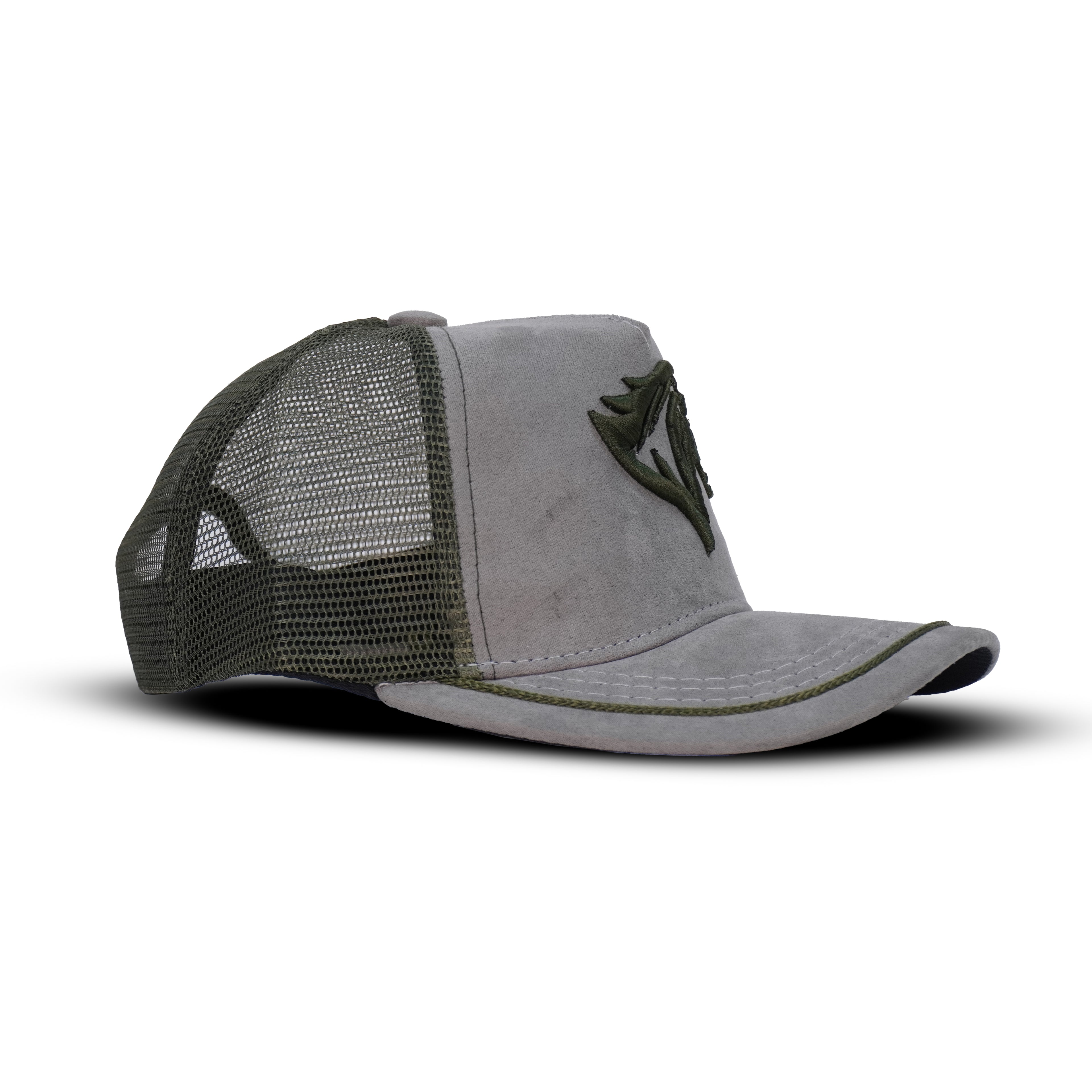 Gorra Gris Verde Agropecuaria – Bordado Caballo