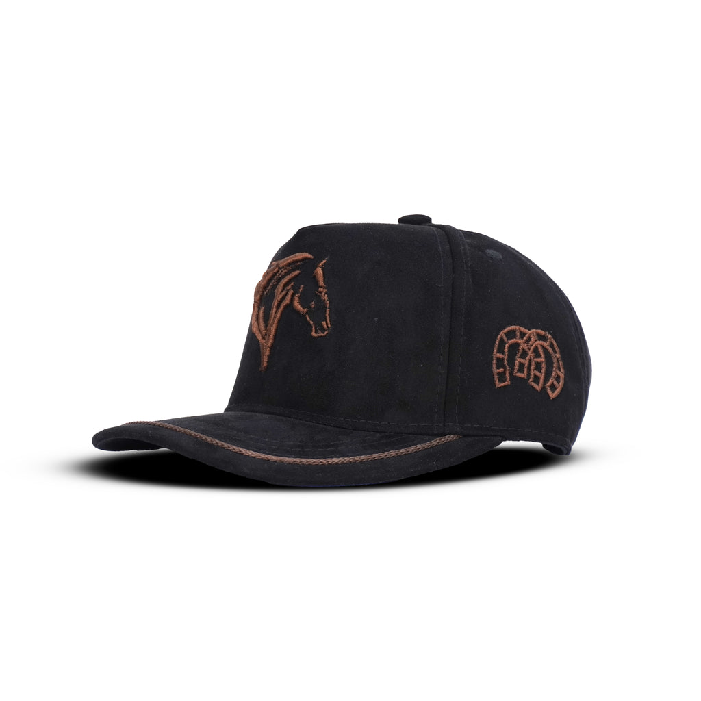 Gorra Negra Agropecuaria – Bordado Caballo