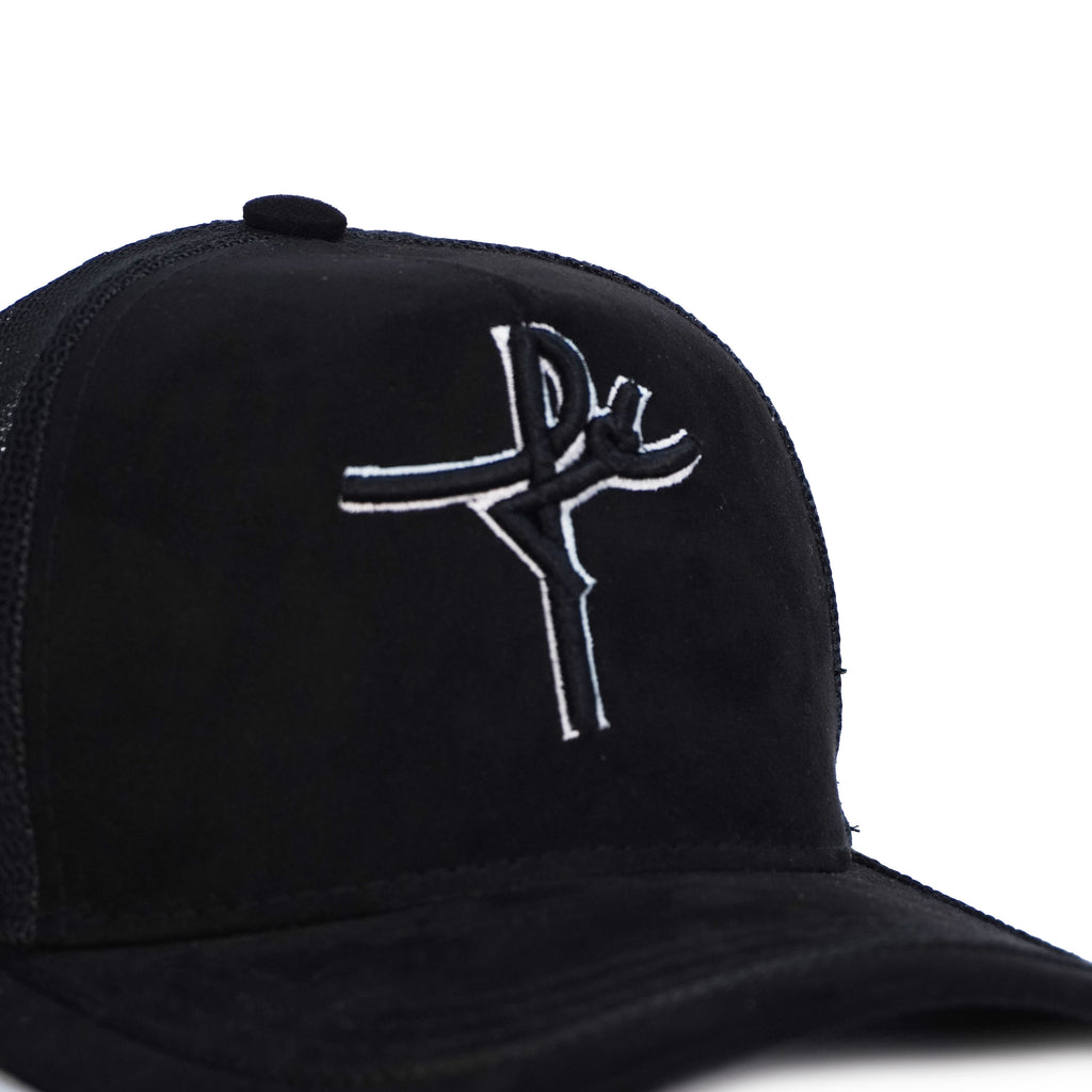 Gorra Negro Agropecuaria – Bordado Fé y Manos Con Rosario