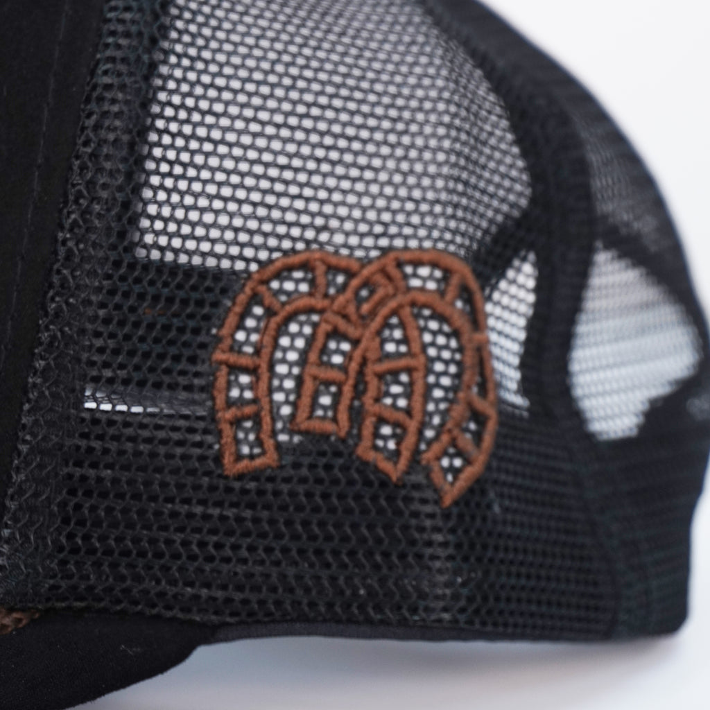 Gorra Negro Marrón Agropecuaria – Bordado Caballo