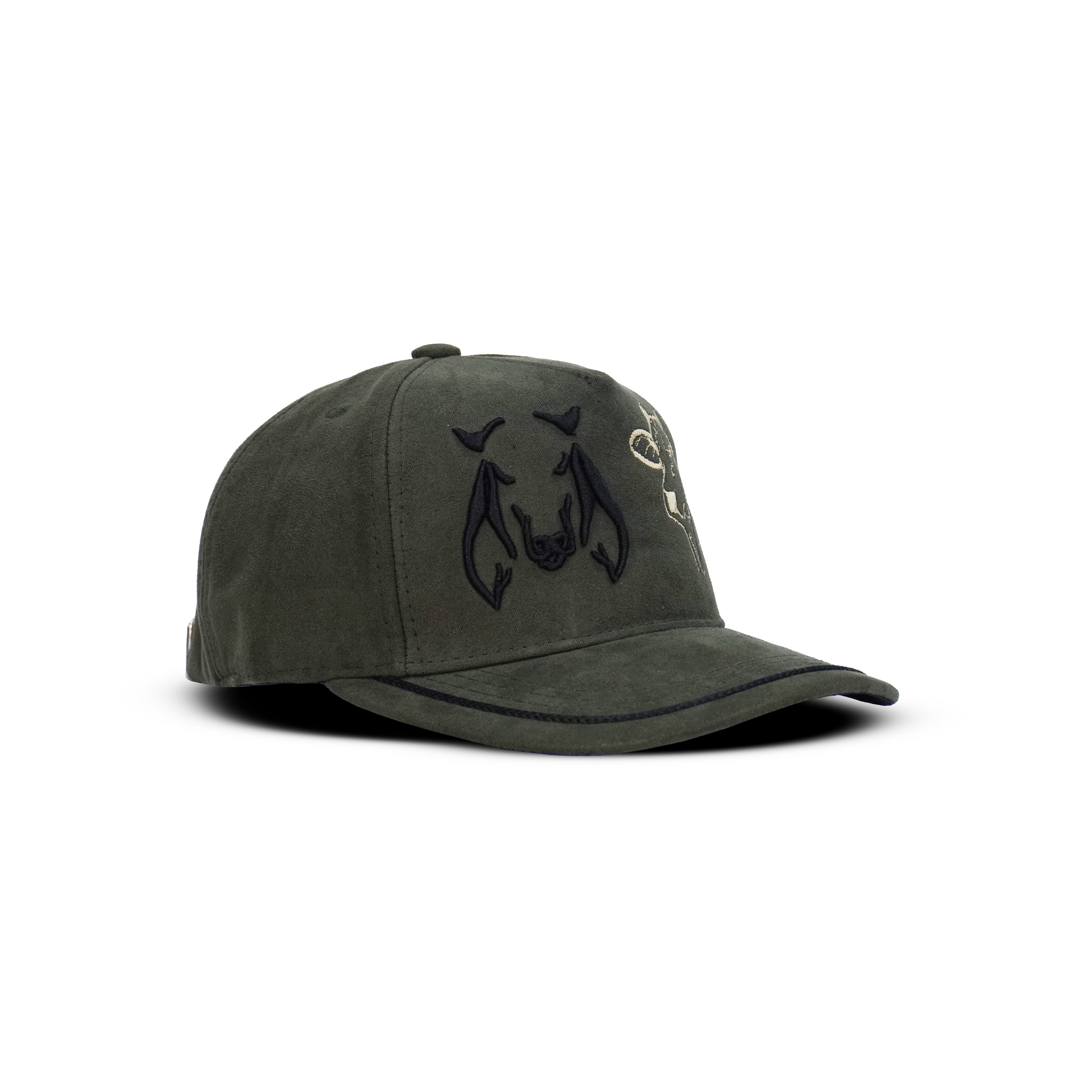 Gorra Verde Negro Agropecuaria – Bordado Toro y Vaca