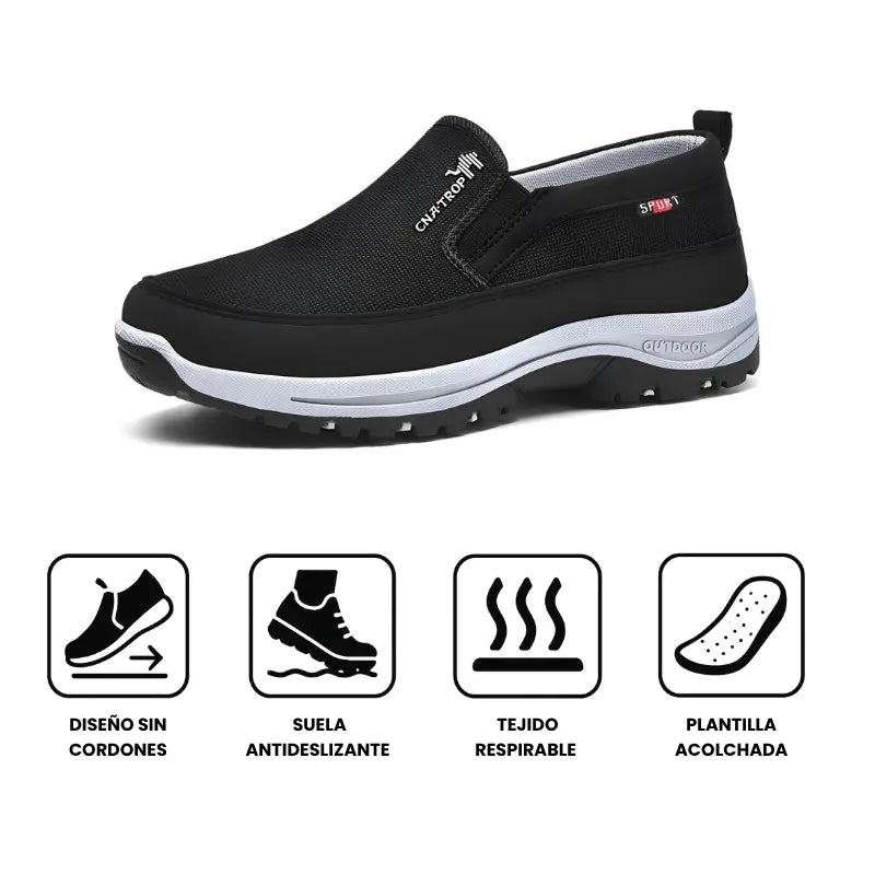 Mocasin titanium™ - Confort y estilo en cada paso
